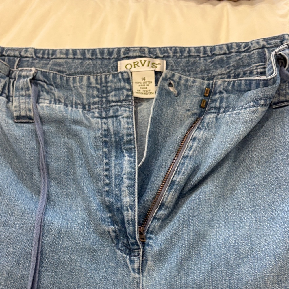 Orvis Light Blue Denim Pants